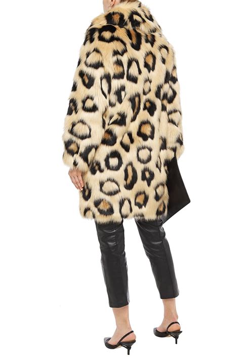 michael kors leopard denim jacket|Michael Kors down jacket women.